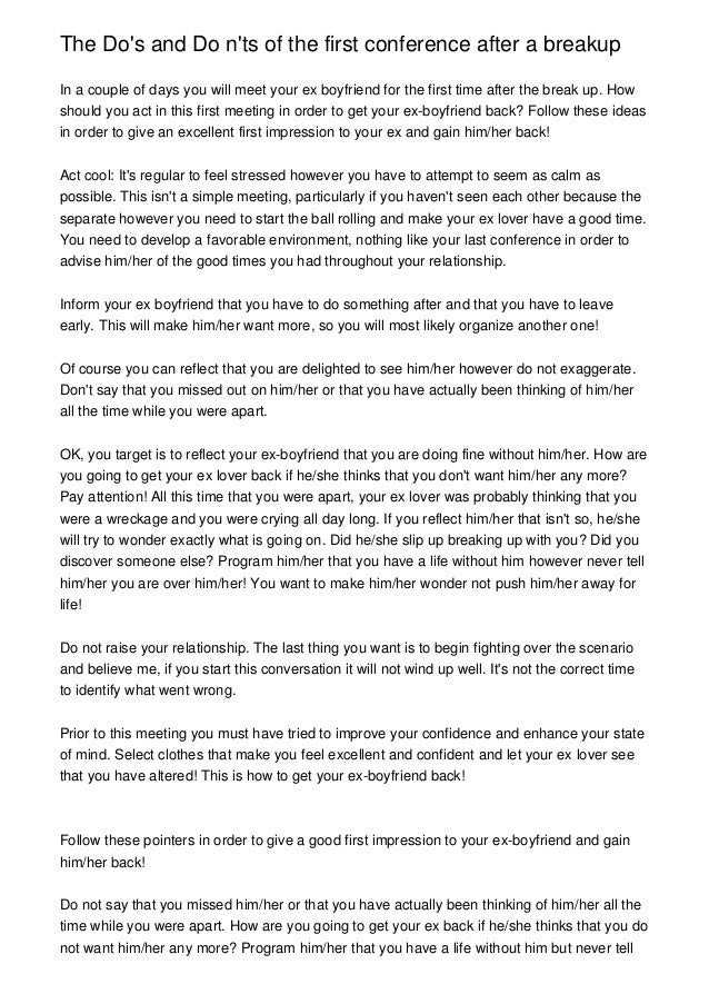 How To Get Back My Boyfriend After Breakup How To Get Back My Boyfriend After Breakup